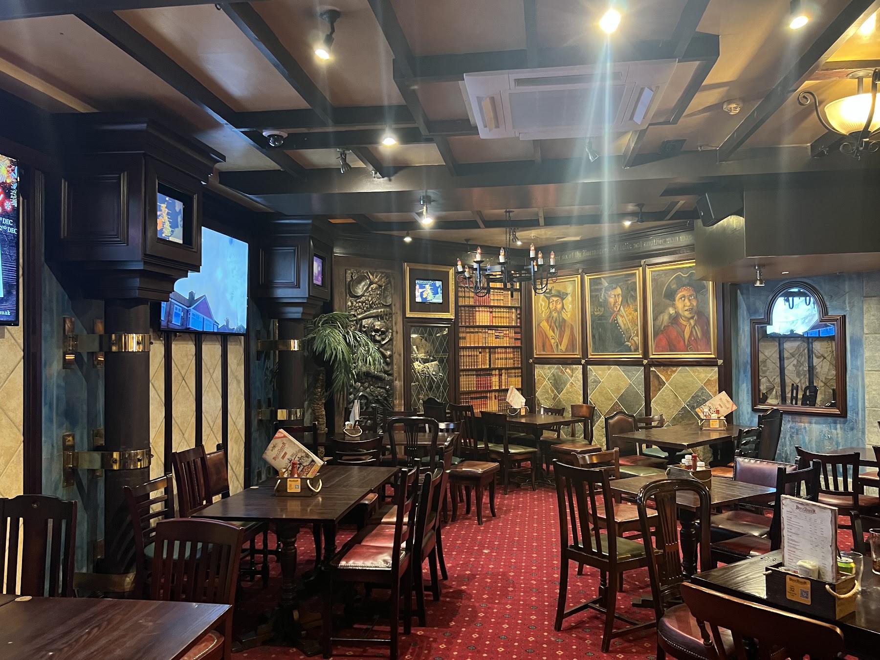 The Buccaneer inside the restaurant